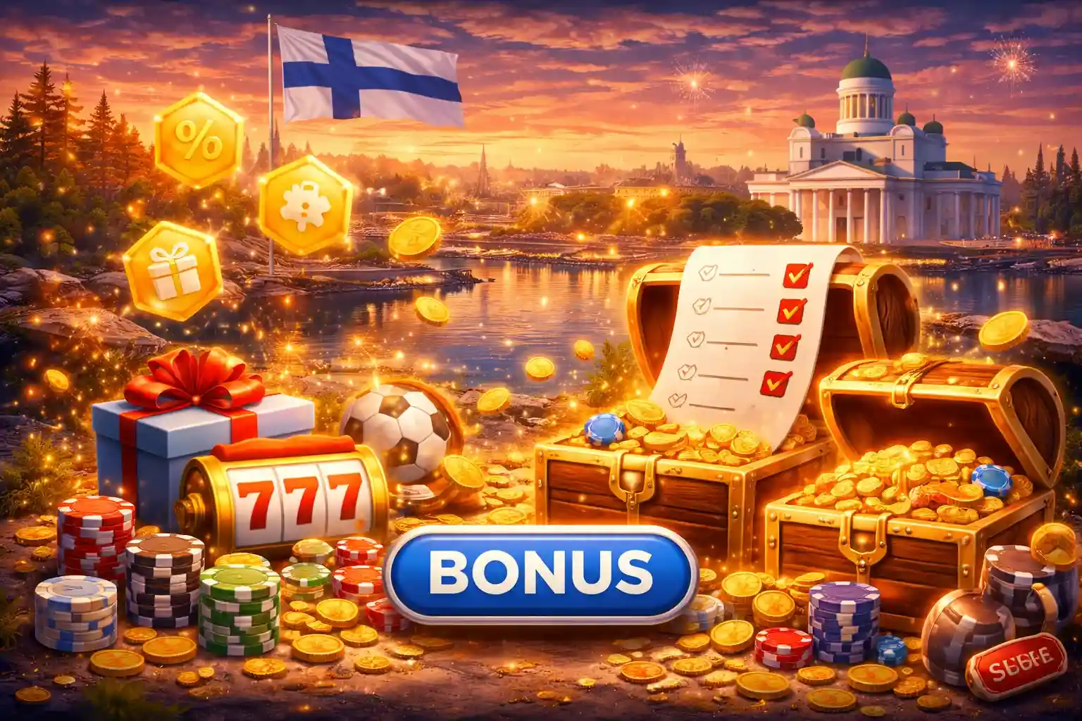 Bonukset ja lahjapaketit suomalaisessa nettikasinoympäristössä