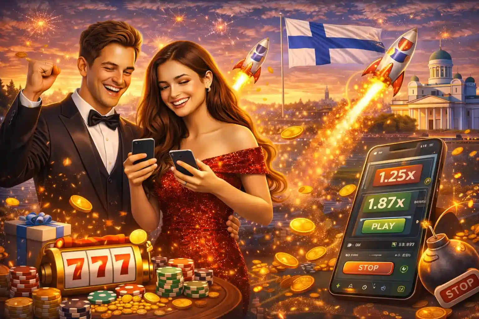 Nopeat mobiilipelit suomalaiselle pelaajalle iltahetkessä