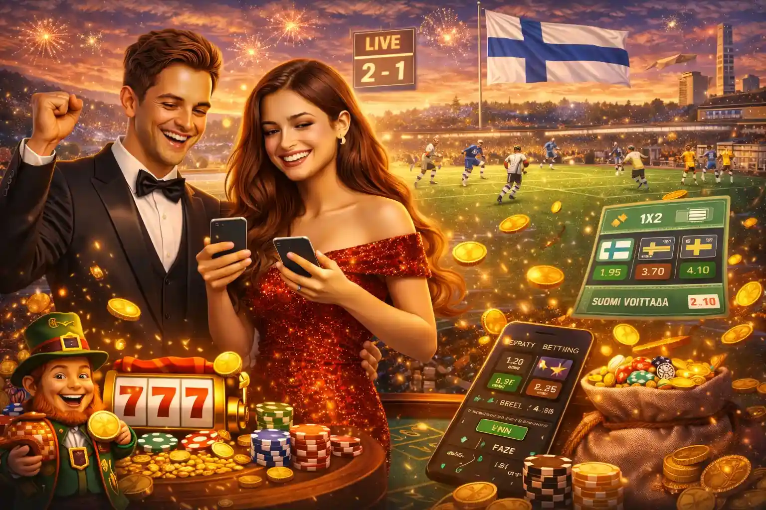 Urheiluvedonlyönti mobiilissa Suomen stadionympäristössä